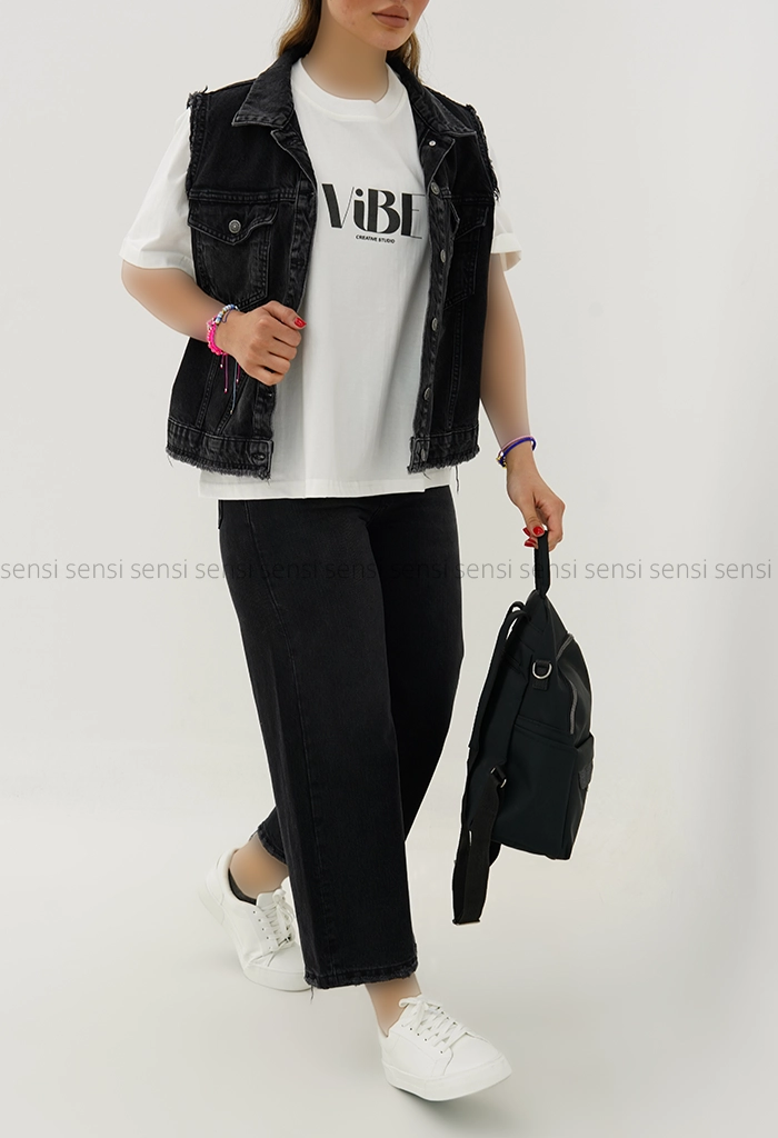 تیشرت باکسی vibe کد 1005723
